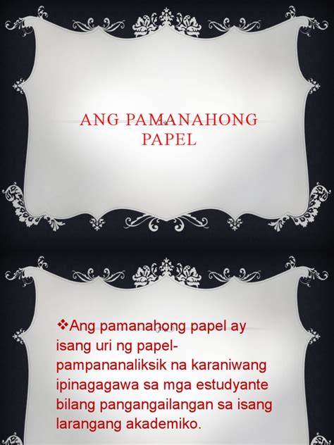 pamanahong papel pdf|pamanahong.
